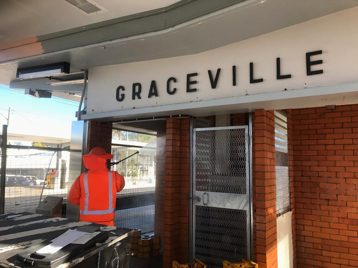 Commercial pressure washing